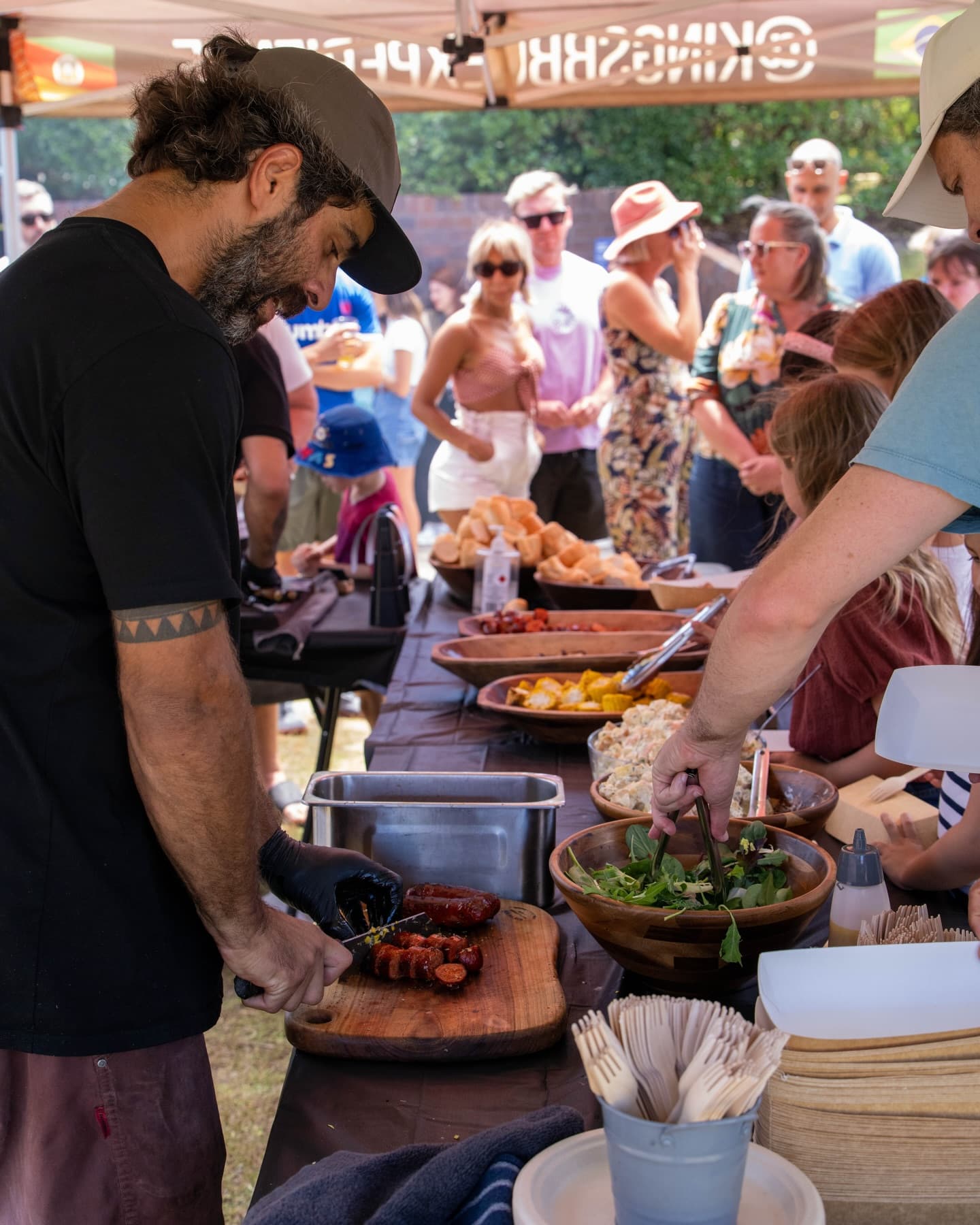 King's BBQ catering event